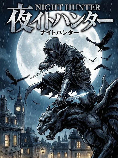 绅士漫画 - 夜鸦作品《暗夜猎手》封面